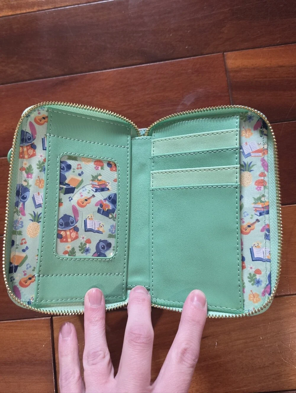 Disney Loungefly Stitch Reading Backpack and Wallet (Books-A-Million Exclusive)